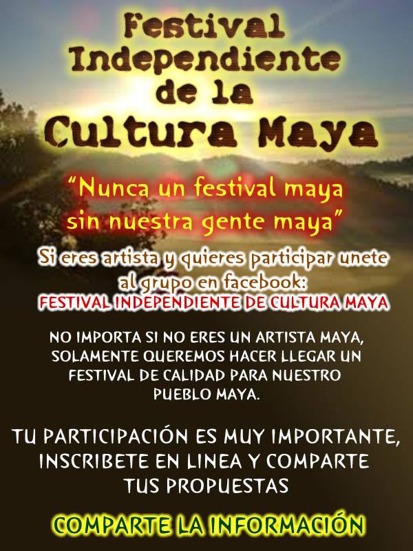 cartel_Festival_Independiente_Maya